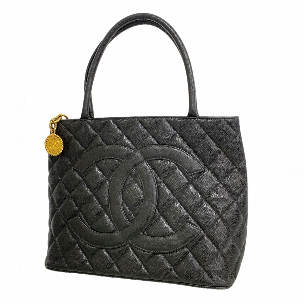 Chanel Tote Bag, Reissue Tote, Caviar Leather, Black, Women's